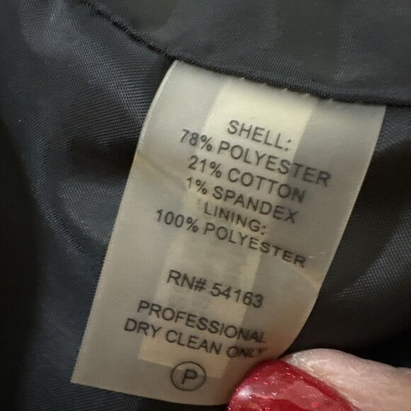 Calvin Klein Women's Waterfall Ruffled Open-Front Lined Jacket Size 12 - Picture 5 of 6